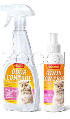 Средство "Amstrel" "Оdor control" для устранения запахов, пятен и меток кошек, 500 мл