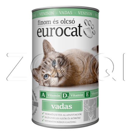 Eurocat консервы для кошек с олениной, 415 г