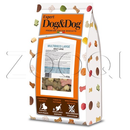 Печенье Dog&Dog Expert Multibisco Large для взрослых собак крупных пород
