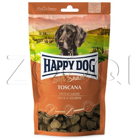 Happy Dog Soft Snack Toscana (утка, лосось), 100 г