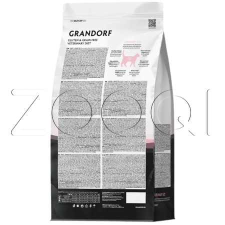 Корм Grandorf Vet Cat Urinary S/O для кошек (индейка)
