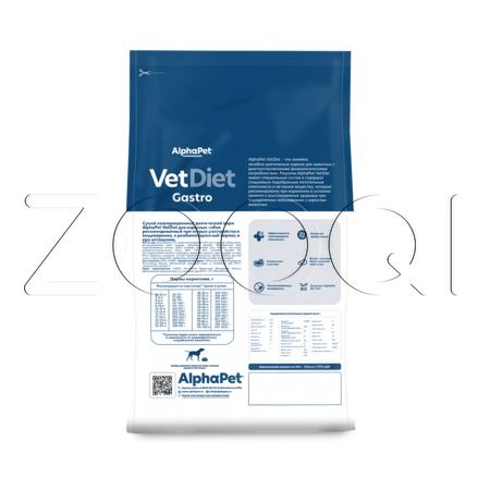 Корм AlphaPet Vet Diet Gastro для собак