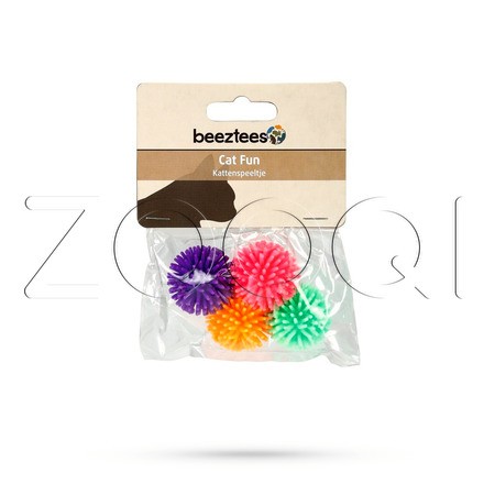 Beeztees Игрушка «Забавные мячики» для кошек (4 шт)