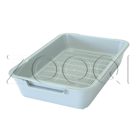 HOMECAT Туалет для кошек с сеткой на ножках, 37х27х8 см