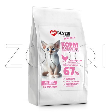 Корм MуBestie Classic для котят (цыпленок, злаки)
