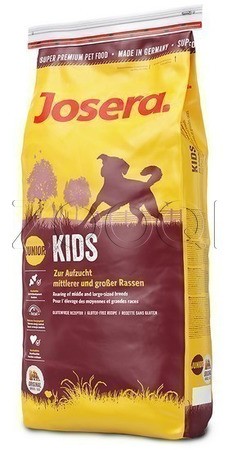 Josera Kids для щенков и молодых собак средних и крупных пород (птица, рис, мидии)