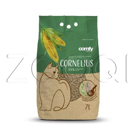 Comfy Benta Cornelius Herbal Комкующийся кукурузный наполнитель с ароматом трав