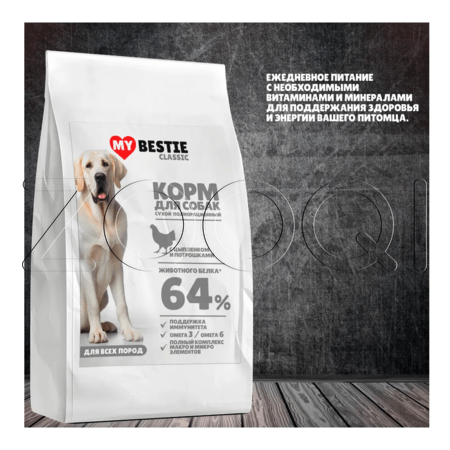 Корм MуBestie Classic для собак (цыпленок, потрошки)