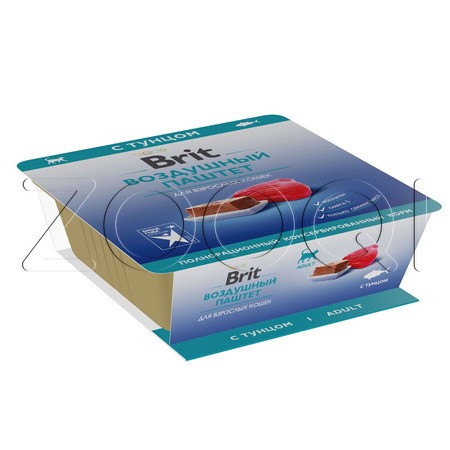 Паштет Brit Premium для кошек (тунец), 100 г