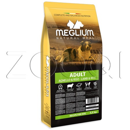 Корм Meglium Dog Sensible Lamb & Rice для собак (ягненок, рис)