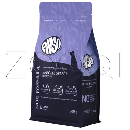 Корм ENSO Dog Formula Special Select для собак (ягненок, томат)