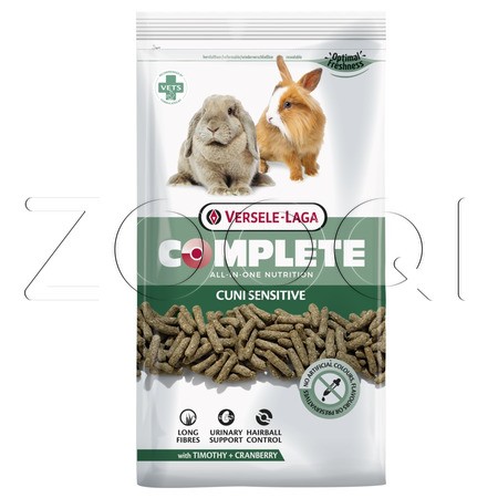 Корм Versele-Laga Complete Cuni Sensitive для кроликов, 500 г