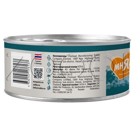 Консерва Мнямс Деликатес для кошек (курица, утка), 70 г