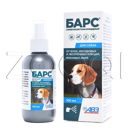 Барс Спрей инсектоакарицидный для собак