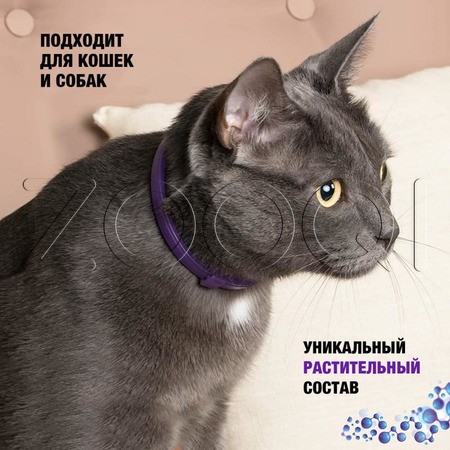 Relaxivet Ошейник успокоительный для кошек и мелких собак, 40 см