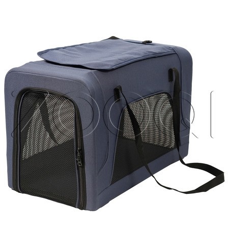 Mr.Kranch Коляска прогулочная двойная для собак и кошек, голубая