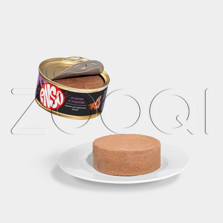 Паштет Enso для кошек (ягненок, морковь), 100 г