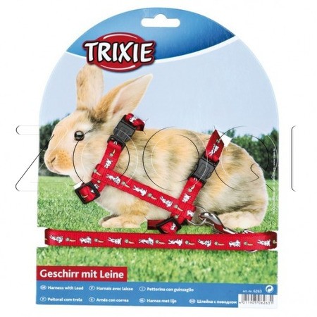 Trixie Набор шлея и поводок для кроликов