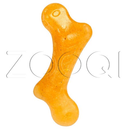 INDIGO Игрушка Кость «Бумеранг» с кукурузным волокном для собак, 13x7 см