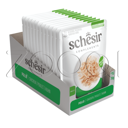 Пауч Schesir Cat Complements для кошек (курица в желе), 70 г