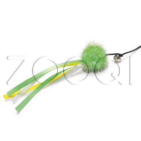 Beeztees Удочка «Шарик с лентой» для кошек, в ассортименте, 47 см