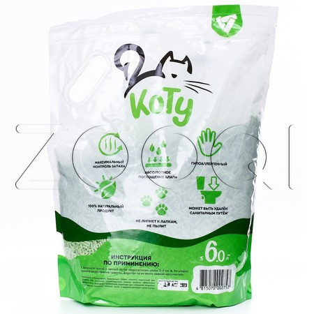 КОТУ Наполнитель TOFU «Природный GREEN»