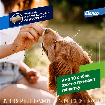 Дронтал Плюс Антигельминтик для собак, 6 таб