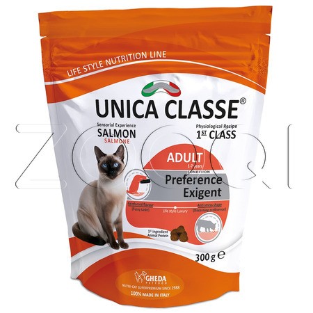 Корм Unica Classe Preference Exigent для кошек (лосось)