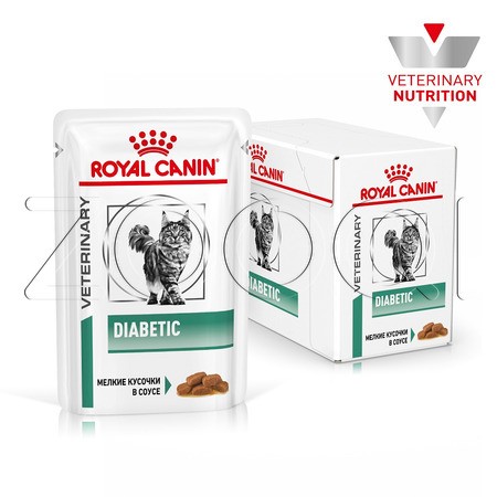 Royal Canin Diabetic (мелкие кусочки в соусе), 85 г