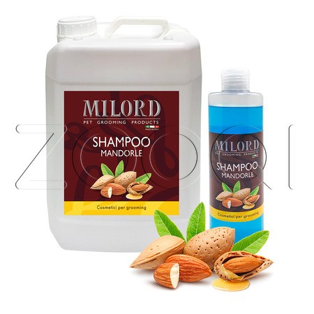 MILORD Шампунь увлажняющий «Миндаль» с пантенолом и маслом миндального ореха