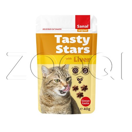 Sanal Звёздочки с печенью Tasty Stars Liver