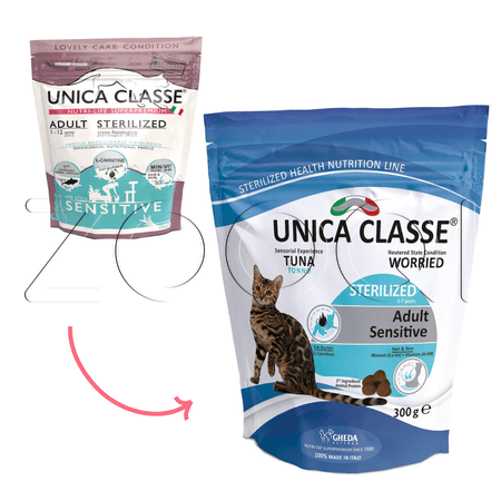 Корм Unica Classe Sterilized Sensitive для кошек (тунец)