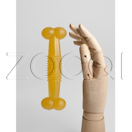 INDIGO Игрушка Кость «№14» с кукурузным волокном для собак, 14,5x4,5 см