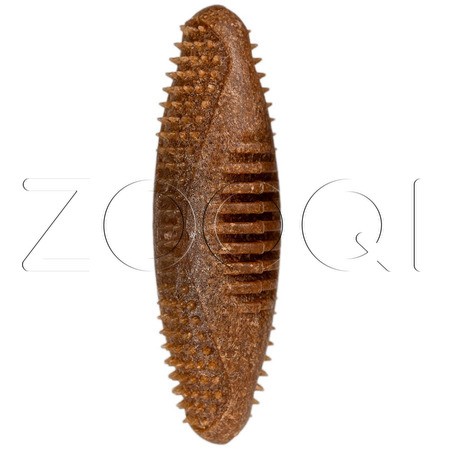 INDIGO Игрушка «Регби» с древесным волокном для собак, 11x3,7 см