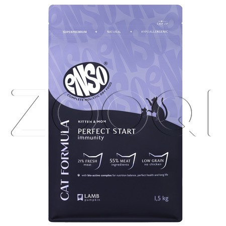 Корм ENSO Cat Formula Perfect Start для котят (ягненок, тыква)
