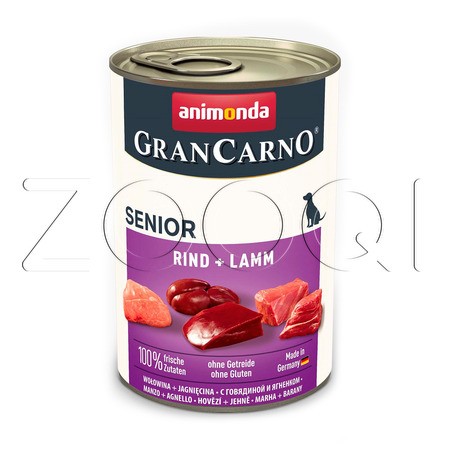 GranCarno Senior (говядина, ягненок), 400 г