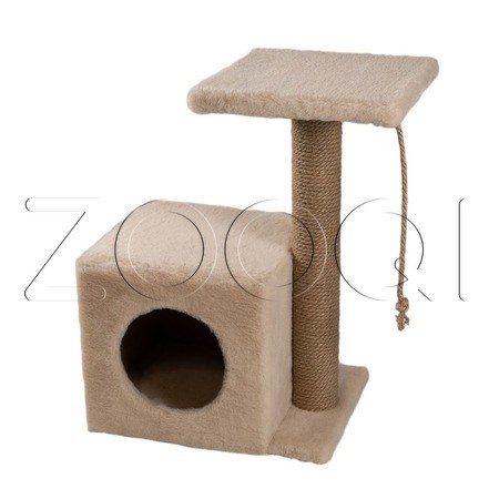 Cat House Домик с боковой полкой (джут), 58 см