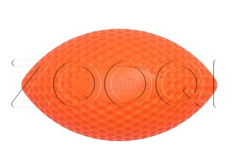 Мяч для апортировки "PitchDog" SPORTBALL, оранжевый, диаметр 9 см, длина 14 см