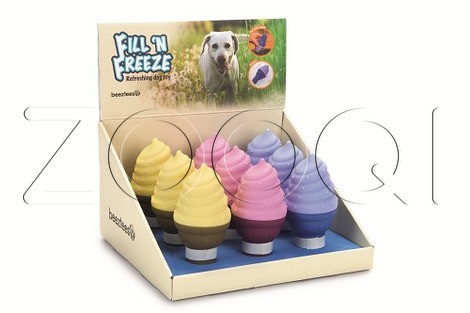 Beeztees Игрушка для собак мороженое в стаканчике в ассортименте 12см