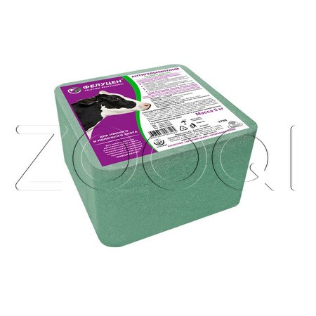 Фелуцен лизунец Антигельминтный для крупного рогатого скота, 5 кг