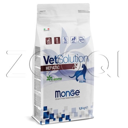 Monge VetSolution Cat Hepatic для кошек при заболеваниях печени
