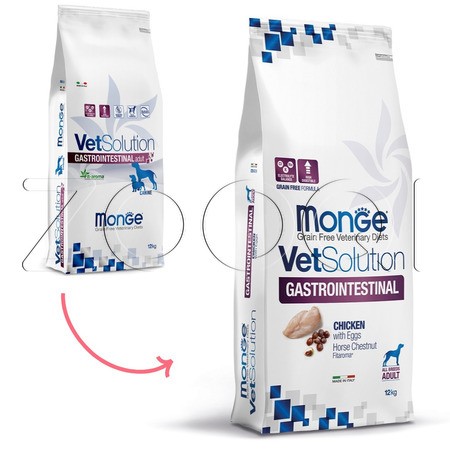 Корм Monge VetSolution Dog Gastrointestinal Adult для собак (курица)