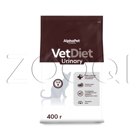 Корм AlphaPet Vet Diet Urinary для кошек и котов (индейка, курица)