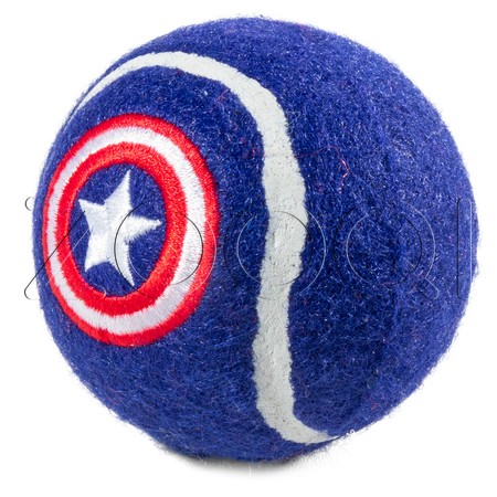 Triol Игрушка для собак Marvel Капитан Америка «Мяч теннисный»