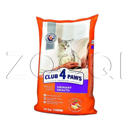 Club 4 Paws Premium для кошек с эффектом поддержания здоровья мочевыводящей системы