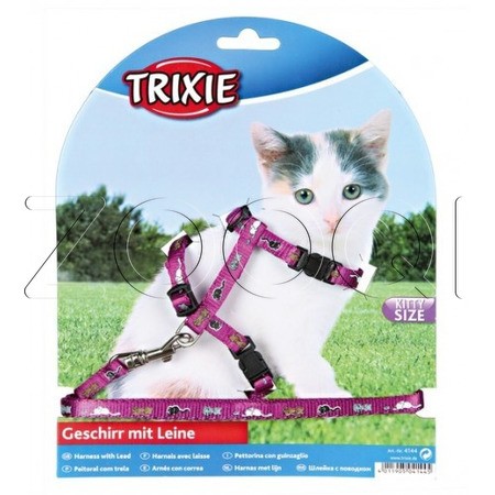 Шлейка с поводком "TRIXIE" для котят «Junior», нейлон