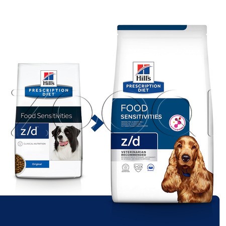 Hill's Prescription Diet z/d Food Sensitivities для собак при пищевой аллергии