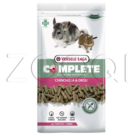 Корм Versele-Laga Complete Chinchilla and Degu для шиншилл и дегу