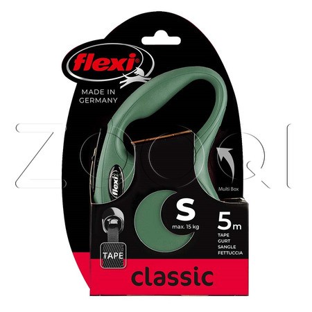 Flexi Поводок-рулетка New Classic S, лента 5 м