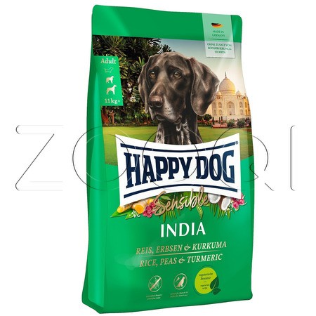 Happy Dog Sensible India (рис, горох, куркума)